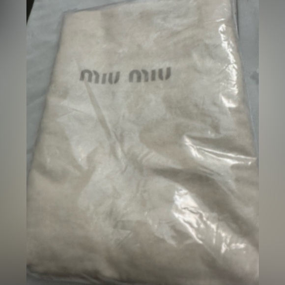 Miu Miu Pleated Leather Tote Bag - Picture 10 of 12